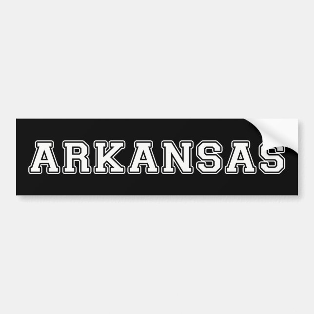 Arkansas Bumper Sticker (Front)