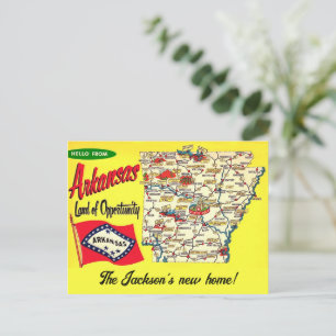 Arkansas - Carte postale d'une nouvelle maison