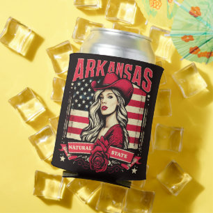 Arkansas Cowgirl Can Cooler