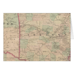 Arkansas et une partie du territoire indien