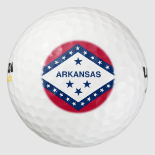 Arkansas flag, American state flag Golf Balls