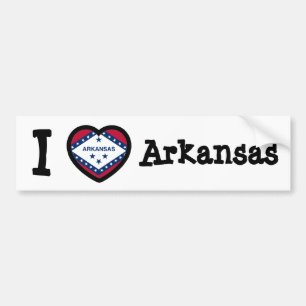 Arkansas Flag Bumper Sticker