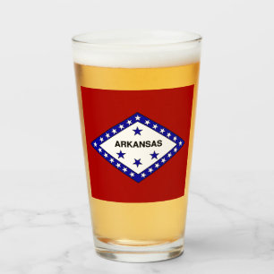 Arkansas flag  glass