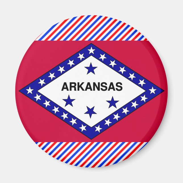 Arkansas Flag Magnet (Front)