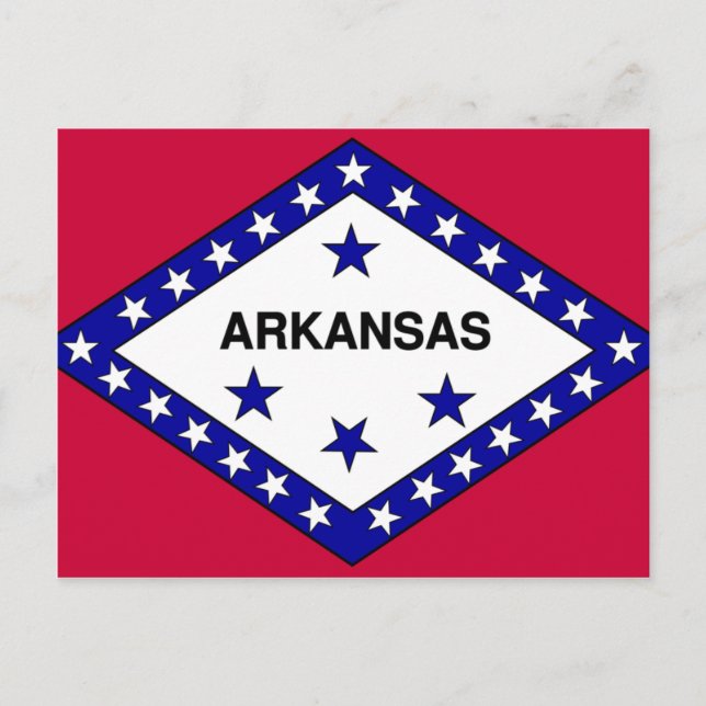 Arkansas Flag Postcard (Front)