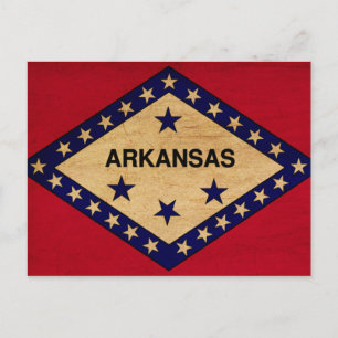Arkansas Flag Postcard