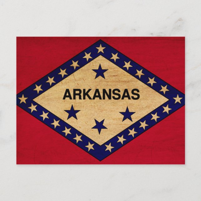 Arkansas Flag Postcard (Front)