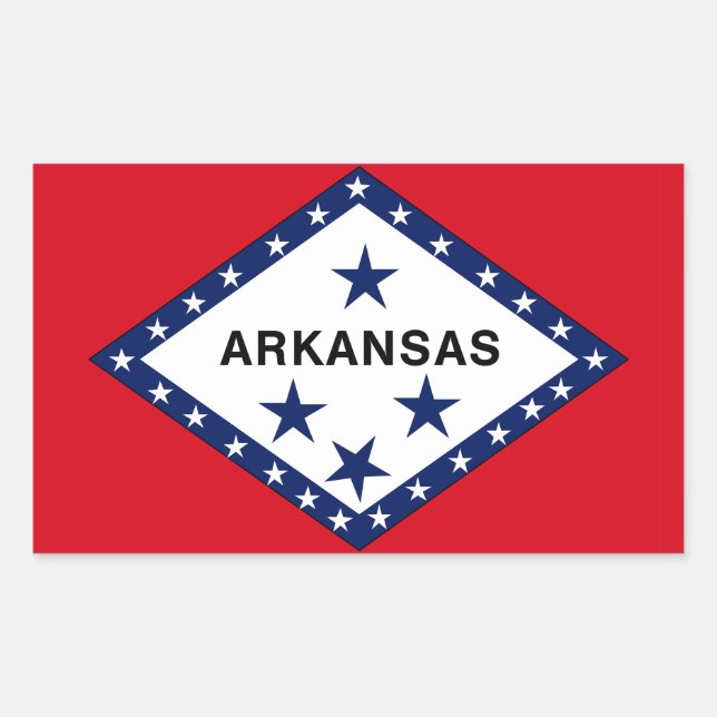 Arkansas Flag Sticker (Front)