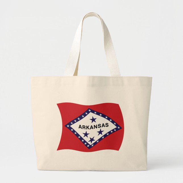Arkansas Flag Tote Bag (Front)