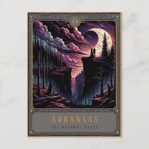 Arkansas   Gothic Art Postcard