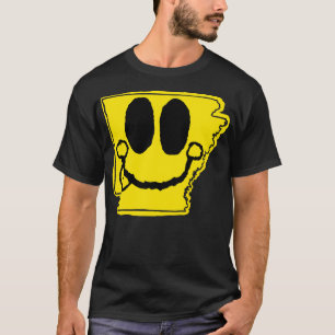 Arkansas Happy Face with tongue sticking out TShir T-Shirt