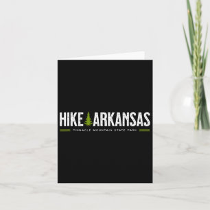 Arkansas Hike Pinnacle Mountain State Park Retro G Card
