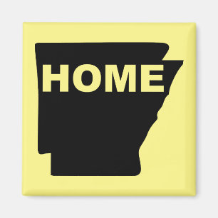 Arkansas Home Away From State Fridge Magnet