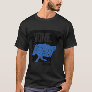Arkansas Home Splatter Design 2 Oversized T-Shirt