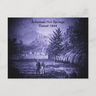 Arkansas Hot Springs Vintage 1844 Postcard