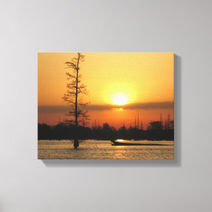 Arkansas lever de soleil sur la toile de Millwood 