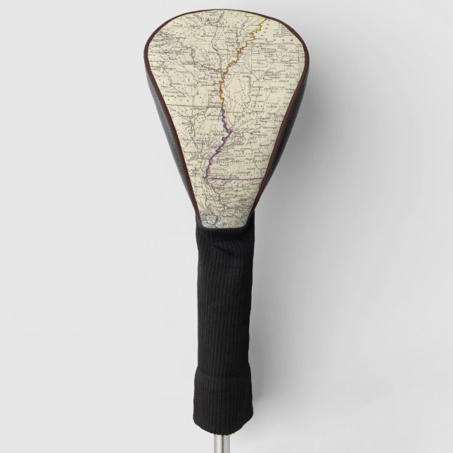 Arkansas, Louisiana and Mississippi Golf Head Cover (Front)
