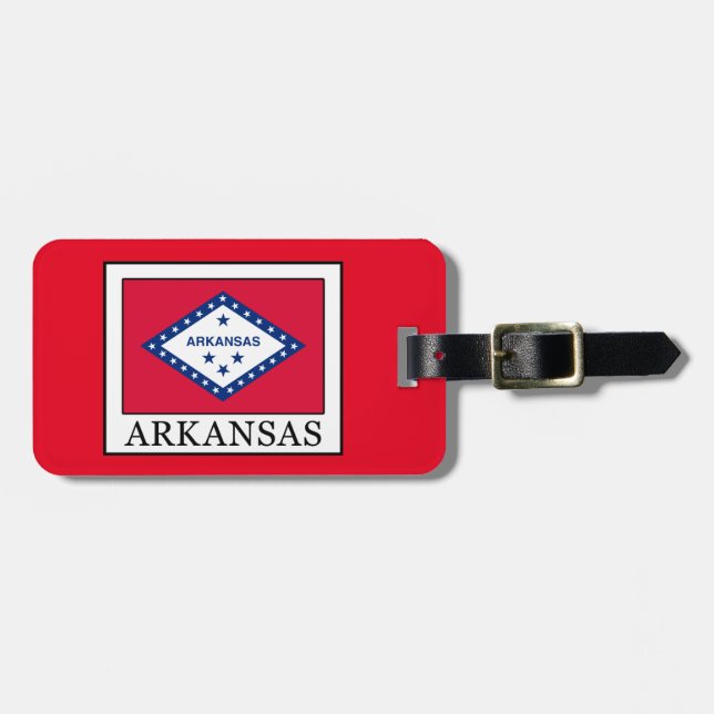Arkansas Luggage Tag (Front Horizontal)