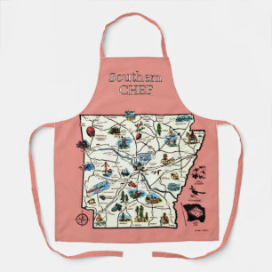 Arkansas Map Apron