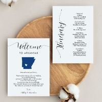 Arkansas Mariage Bienvenue Lettre Itinéraire Carte