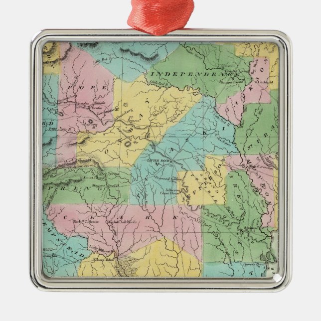 Arkansas Metal Ornament (Front)