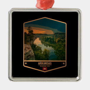 Arkansas Metal Ornament