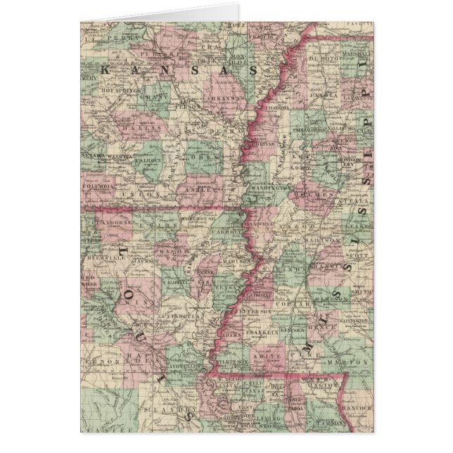 Arkansas, Mississippi et Louisiane (Devant)