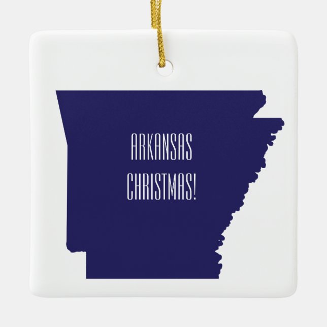 Arkansas Noël Ornement (Devant)