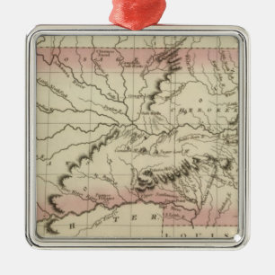 Arkansas, Oklahoma Metal Ornament