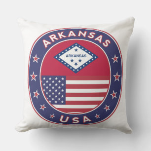 Arkansas Outdoor Pillow