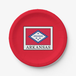 Arkansas Paper Plate