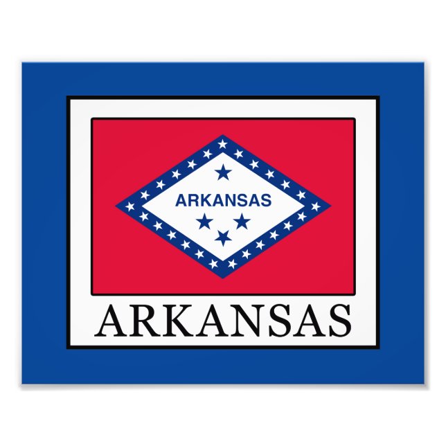 Arkansas Photo Print (Front)