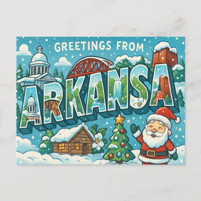 ARKANSAS Postcard (Front)