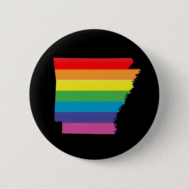 arkansas pride. 2 inch round button (Front)