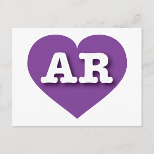 Arkansas Purple Heart - I love AR Postcard
