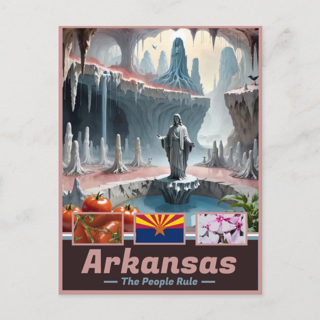 Arkansas Reverie: Surreal State Keepsake Postcard (Front)