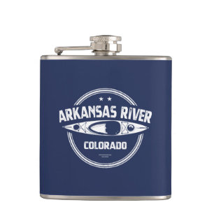 Arkansas River, Colorado Hip Flask