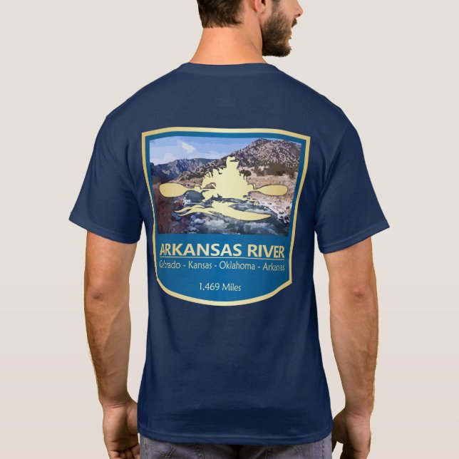 Arkansas River (PFK) T-Shirt (Back)