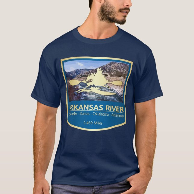 Arkansas River (PFK) T-Shirt (Front)