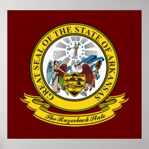 Arkansas Seal Poster