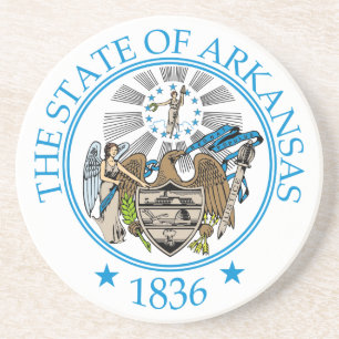 Arkansas sign coaster