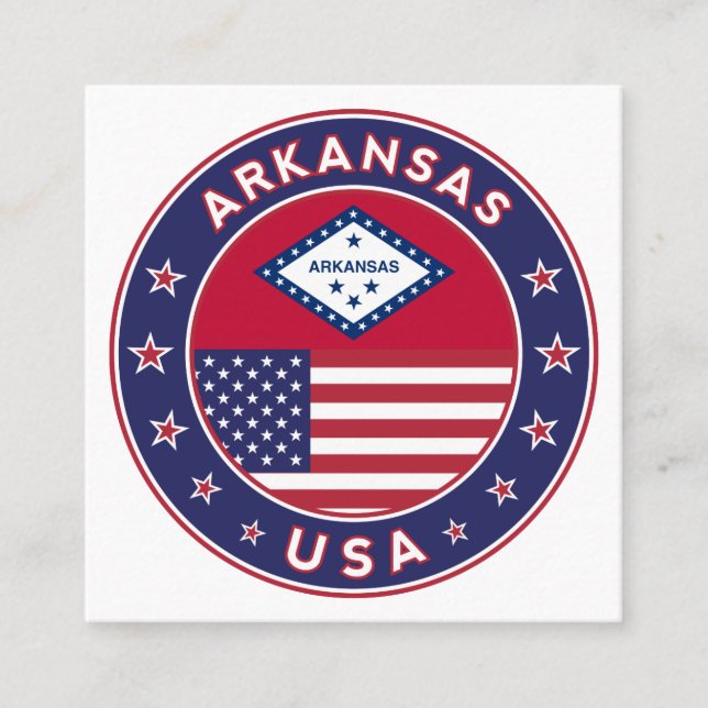 Arkansas Square Business Card (Front)