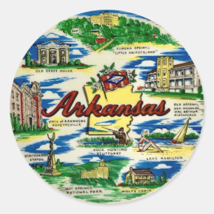 Arkansas State  Classic Round Sticker