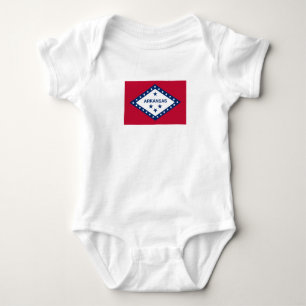 Arkansas State Flag Baby Bodysuit