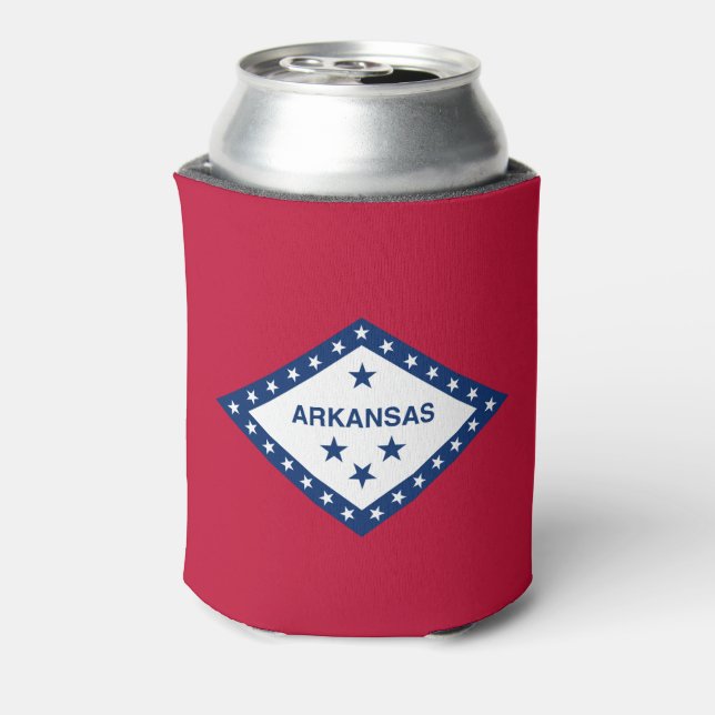 Arkansas State Flag Can Cooler (Can Back)