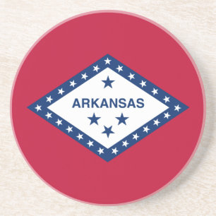 Arkansas State Flag Coaster