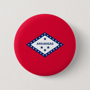 Arkansas State Flag Design 2 Inch Round Button