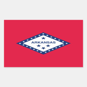 Arkansas State Flag Design Sticker