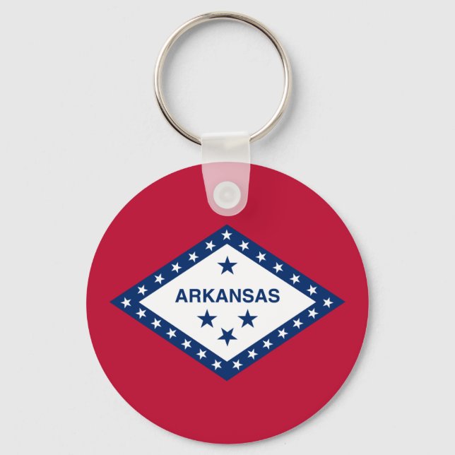 Arkansas State Flag Keychain (Front)