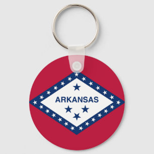 Arkansas State Flag Keychain